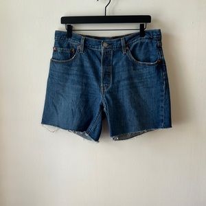 Levi’s cutoff shorts.  Size 31